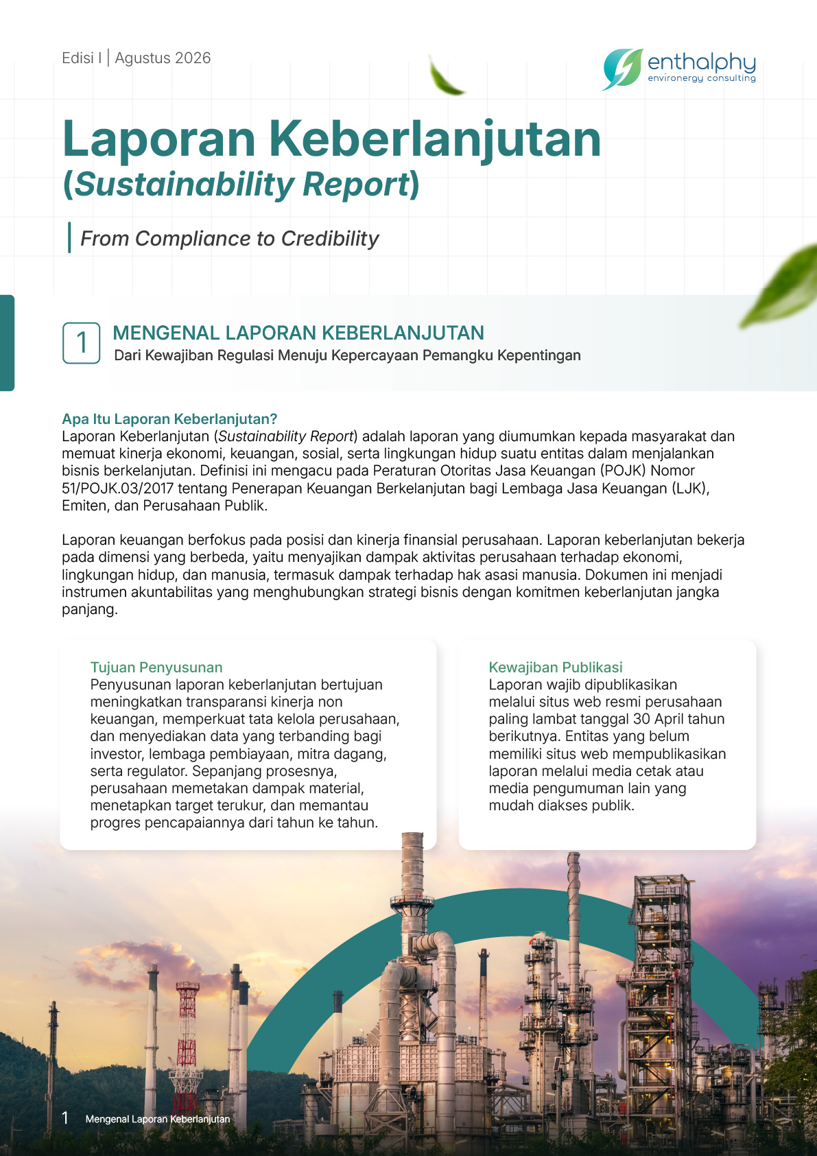 Laporan Keberlanjutan (Sustainability Report)